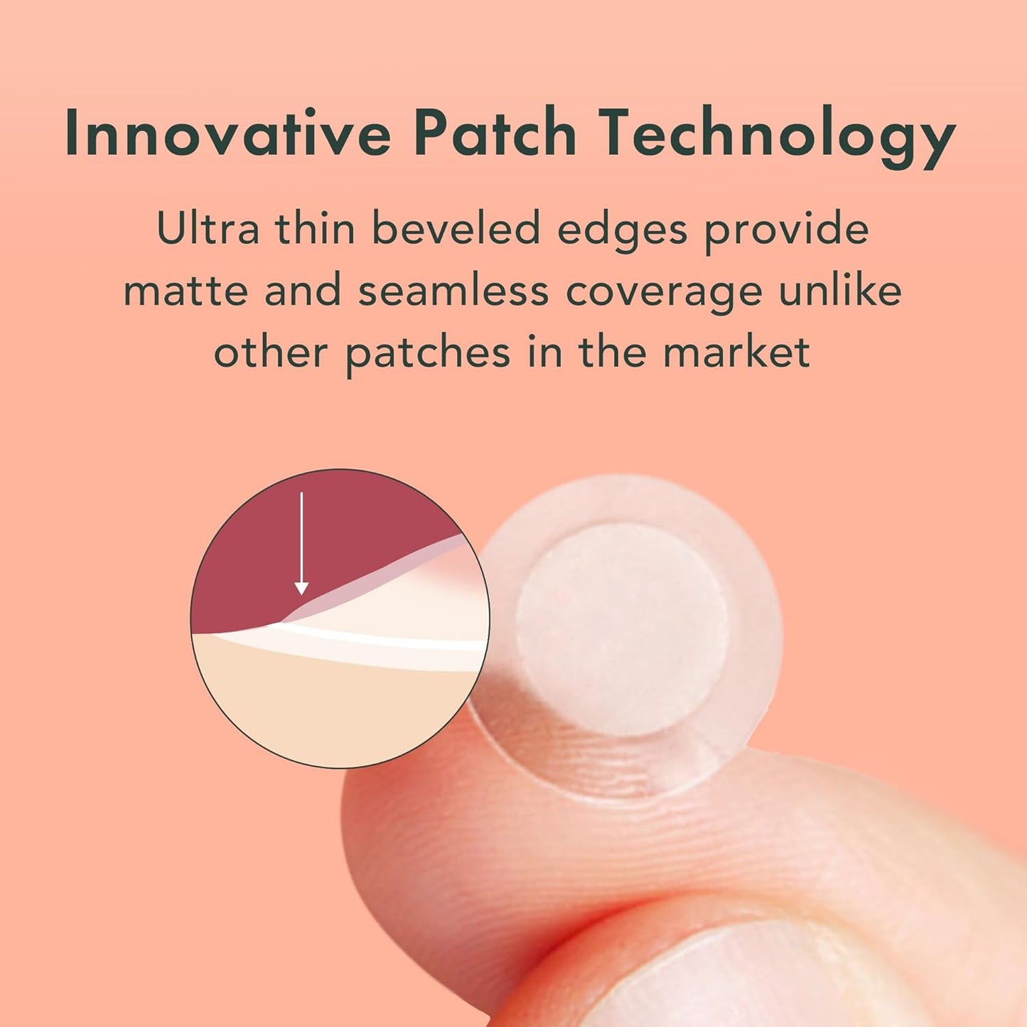 Miracle Invisible Spot Cover - Absorbing Cover, Hyrocolloid Patch, Korean Skin Care, Facial Stickers, 2 Sizes (96 Count)