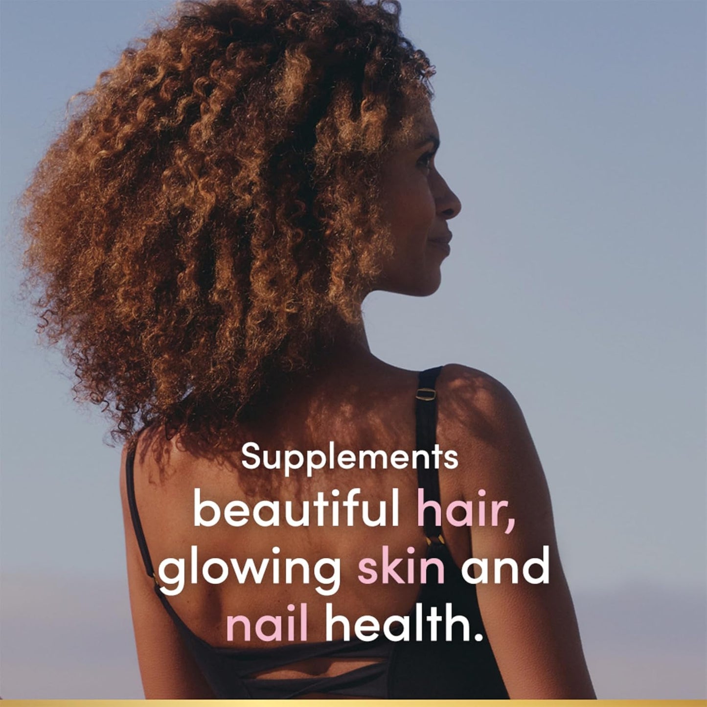 Extra Strength Hair, Skin & Nails, Gummies, Helps to Maintain Health of Hair & Skin, Promotes Thicker, Healthier Nails & Stronger Thicker Hair, Strawberry Cream Flavour, 200 G