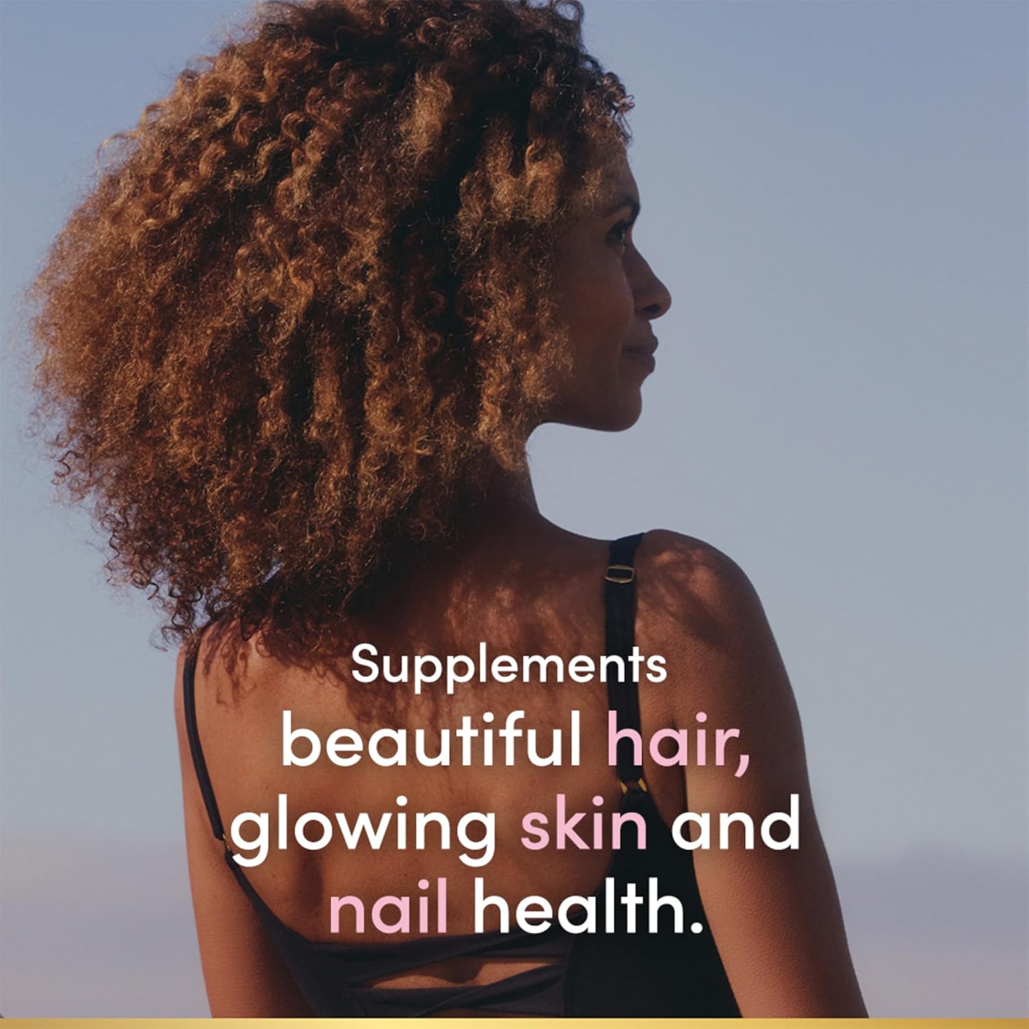Extra Strength Hair, Skin & Nails, Gummies, Helps to Maintain Health of Hair & Skin, Promotes Thicker, Healthier Nails & Stronger Thicker Hair, Strawberry Cream Flavour, 200 G