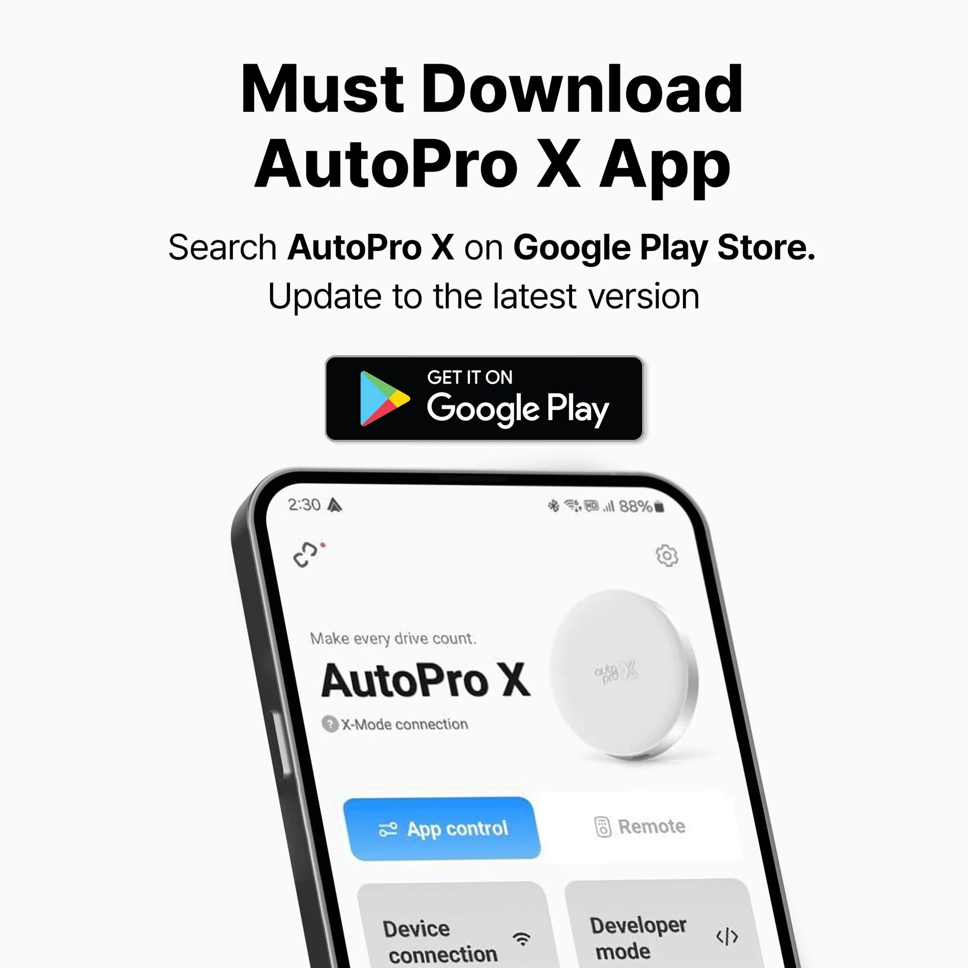 Autopro X Wireless Android Auto with Samsung Dex